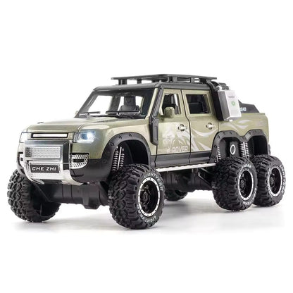 Land Rover Defender Guard 6x6 1:24 Diecast Scale Model Car