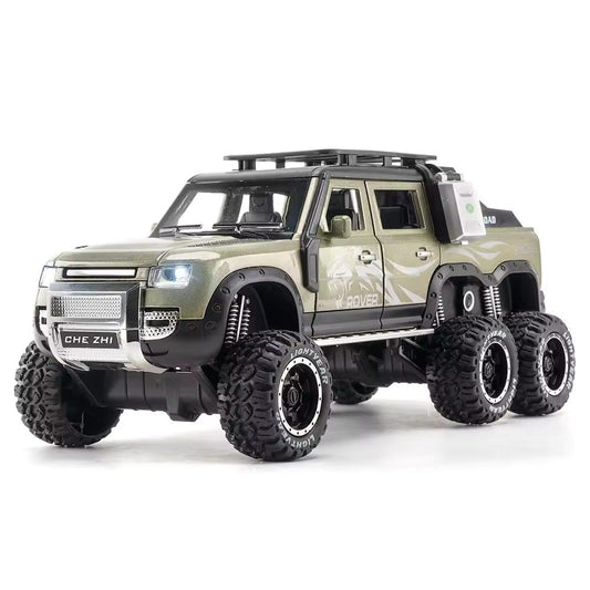 Land Rover Defender Guard 6x6 1:24 Diecast Scale Model Car