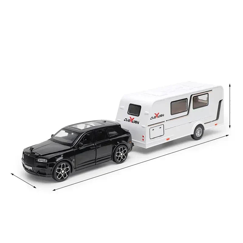 Rolls Royce Cullinan Trailer 1:24 Diecast Scale Model Car
