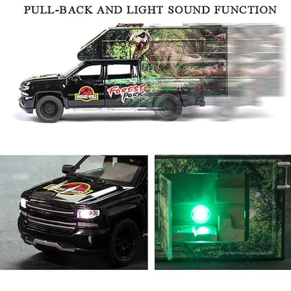 Jurassic Dinosaurs World 1:24 Diecast Scale Model Car