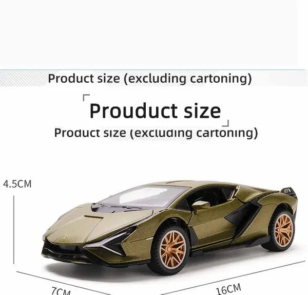 Lamborghini Sian FKP 37 1:24 diecast scale model car