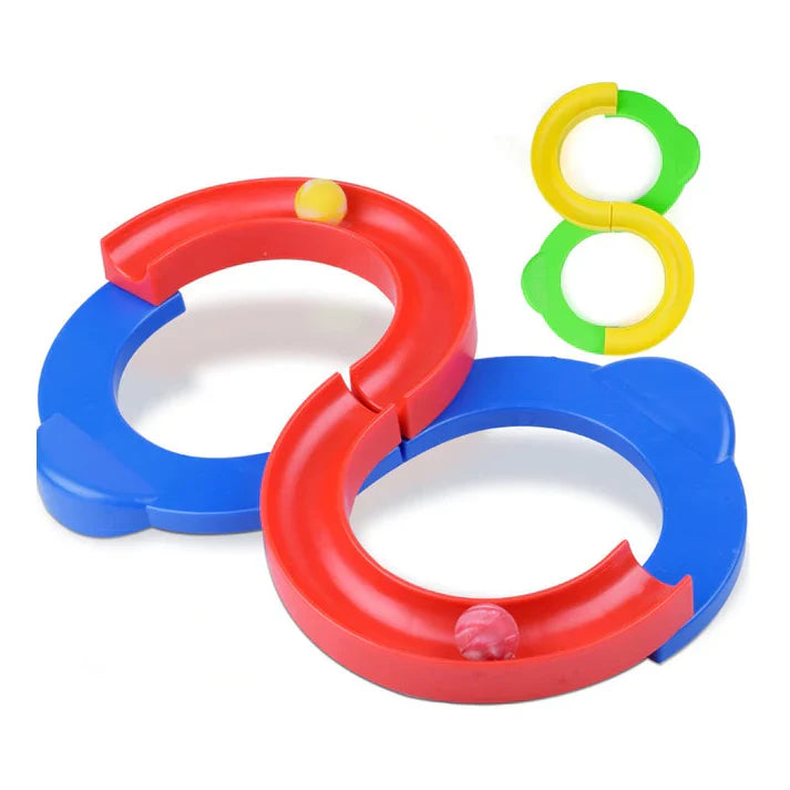Premium 8 Shape Infinite Loop Interaction Balancing Track Toy Creative  - Multicolor