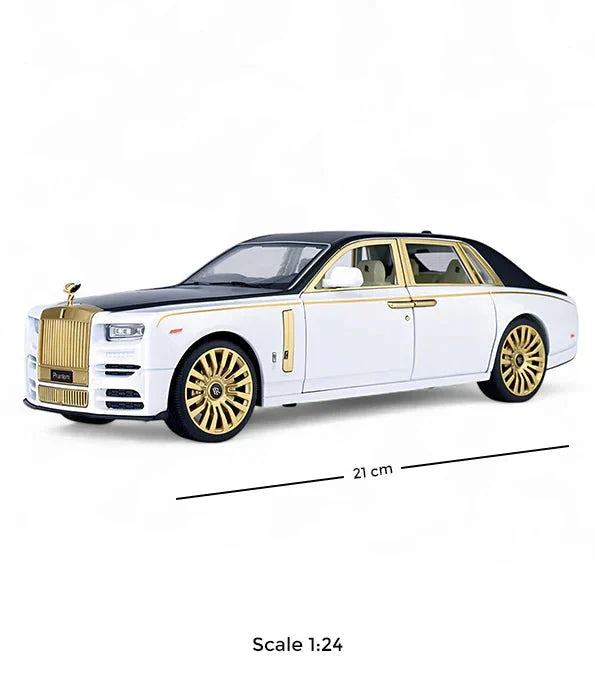 Rolls Royce Phantom Gold 1:24 Diecast Scale Model Car