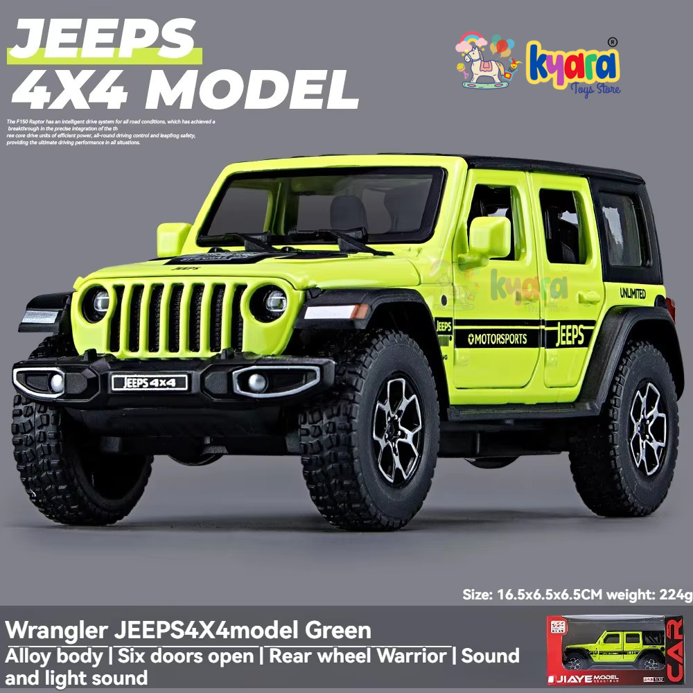 Jeep Wrangler Thar 1:24 Diecast Scale Model Car