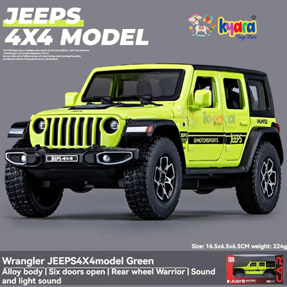 Jeep Wrangler Thar 1:24 Diecast Scale Model Car