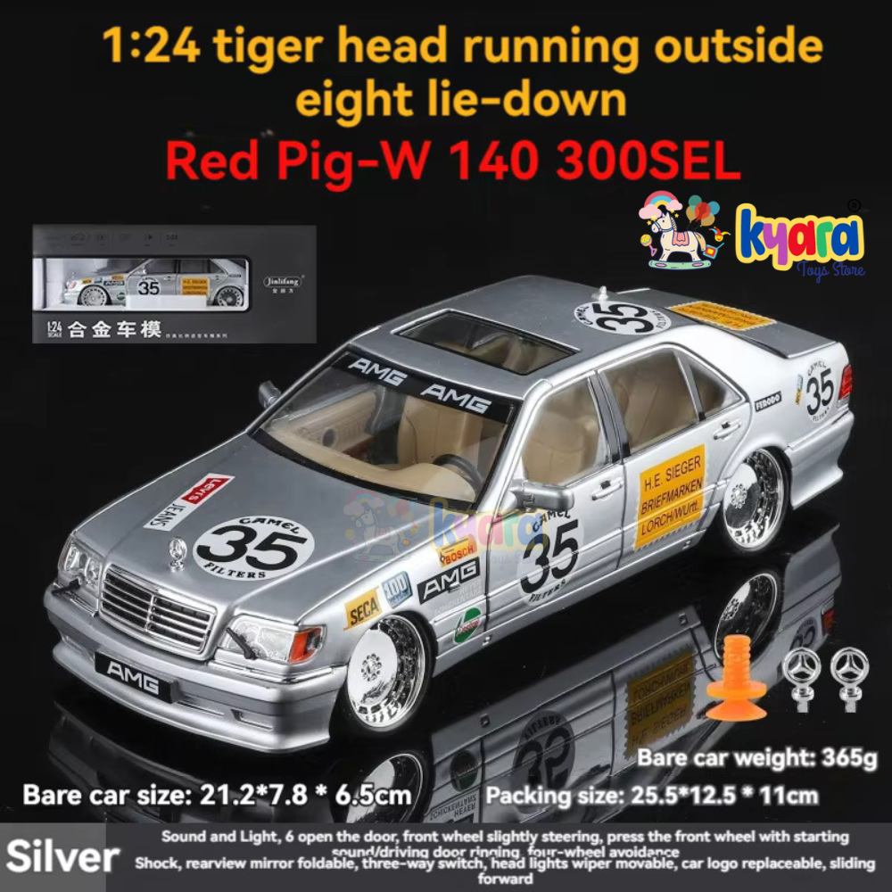 Mercedes Benz W140 1:24 Diecast Scale Model Car