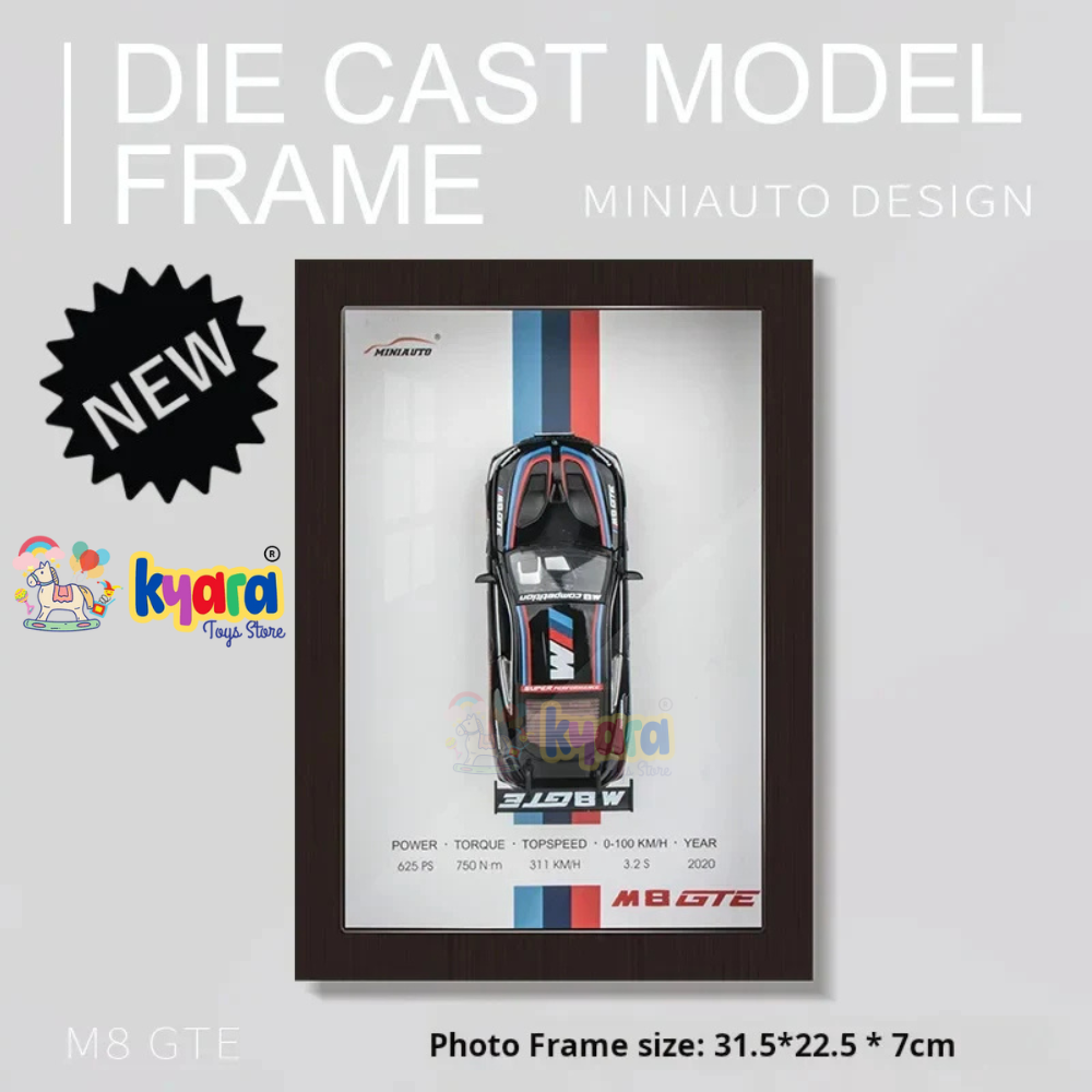 BMW M8 3D Diecast Car Frame