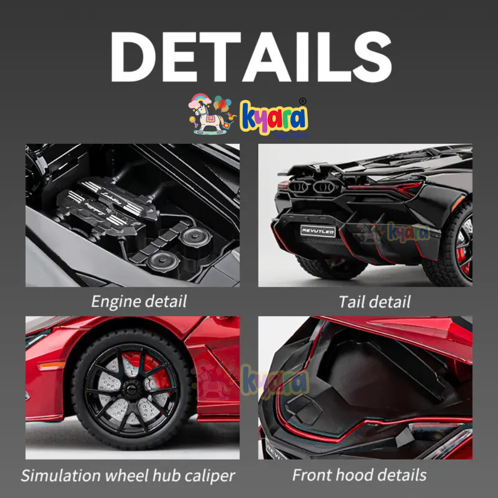 Lamborghini Revuelto 1:24 Diecast Scale Model Car