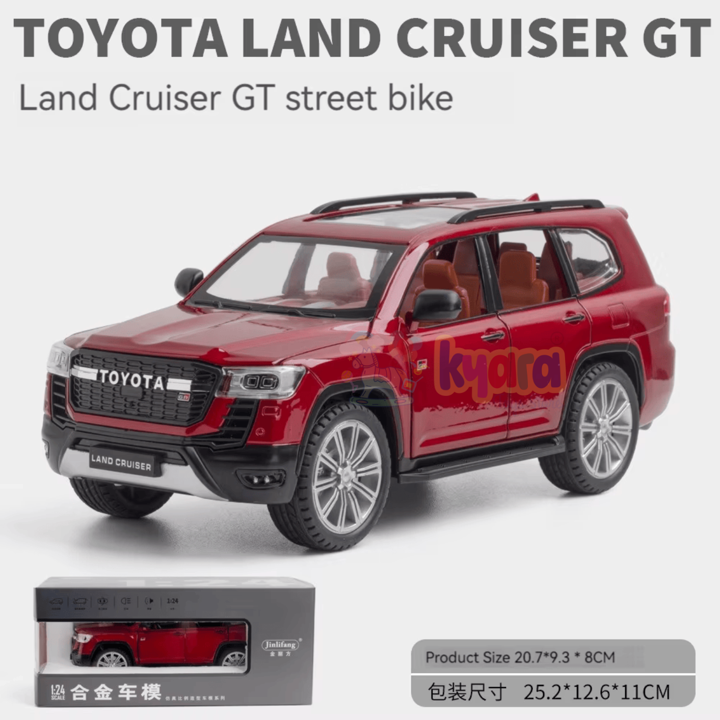 Toyota Land Cruiser Sport 1:24 Diecast Scale Model Car