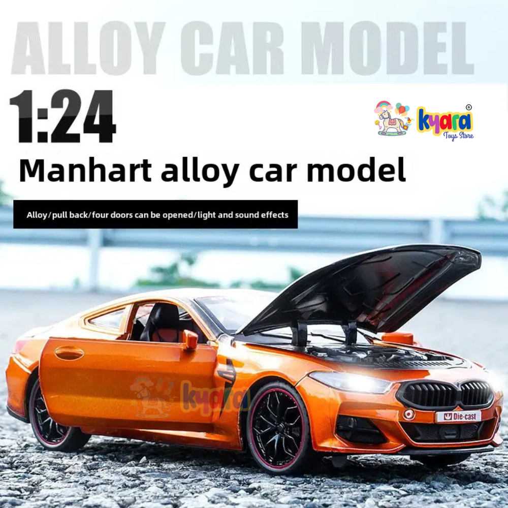Bmw M8 Sports 1:24 Diecast Scale Model Car