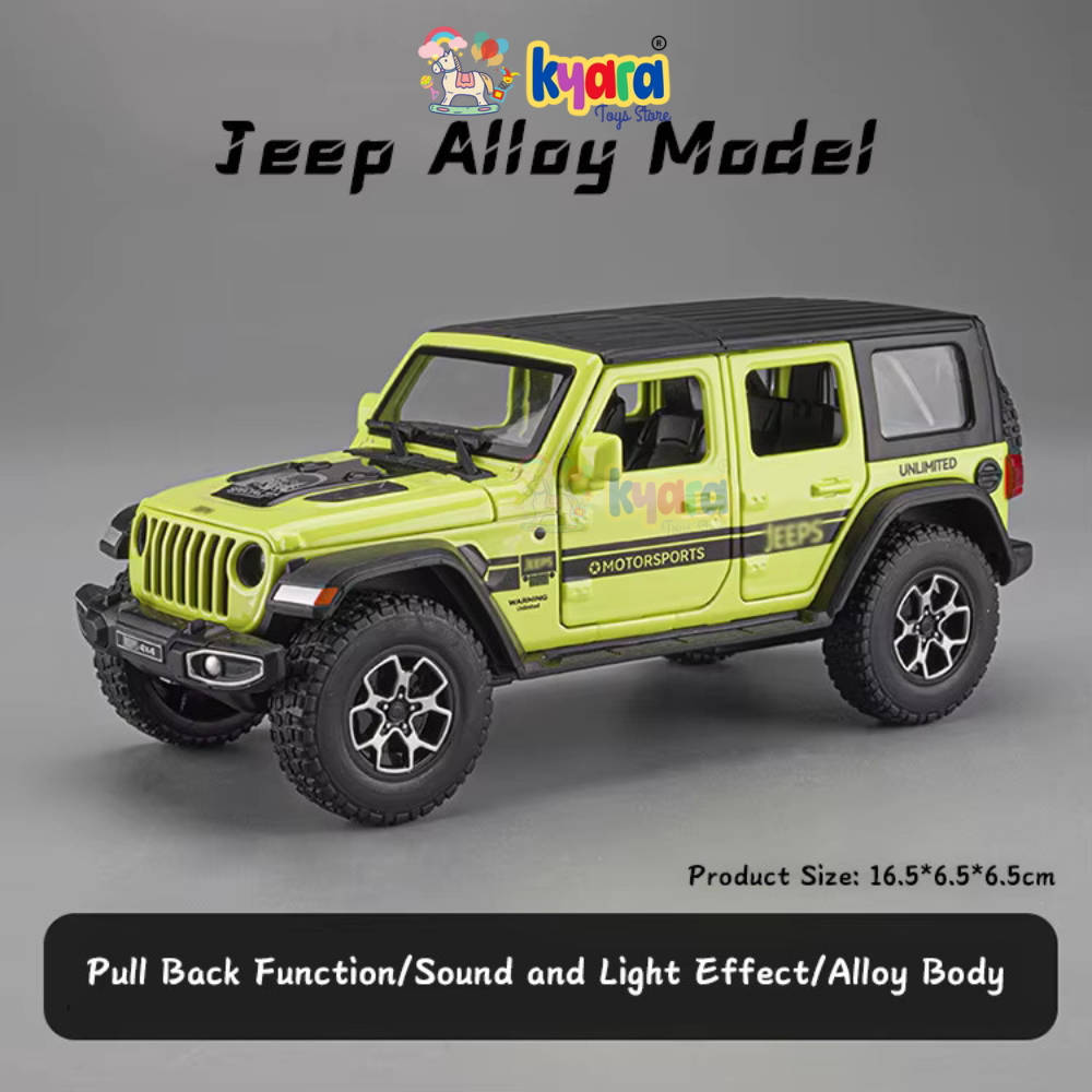 Jeep Wrangler Thar 1:24 Diecast Scale Model Car
