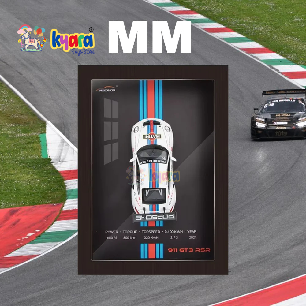 911 GT3 RSR 3D Diecast Car Frame