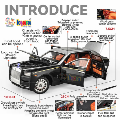 Rolls Royce Phantom 1:24 Diecast Scale Model  Car