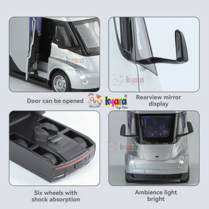 Tesla Semi Truck Head 1:24 Diecast Scale Model Car