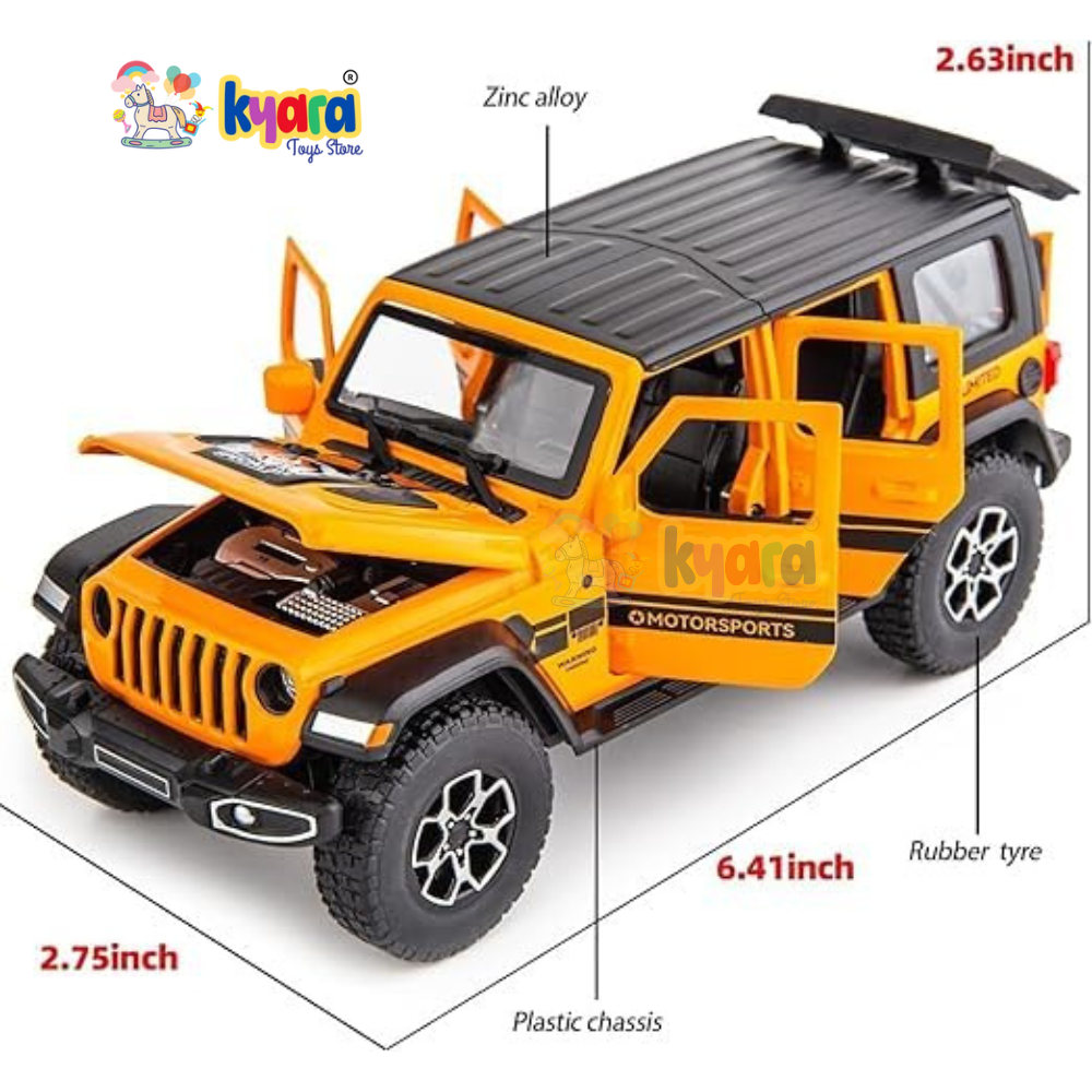 Jeep Wrangler Thar 1:24 Diecast Scale Model Car