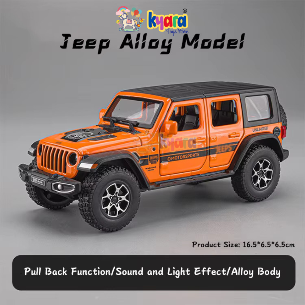 Jeep Wrangler Thar 1:24 Diecast Scale Model Car
