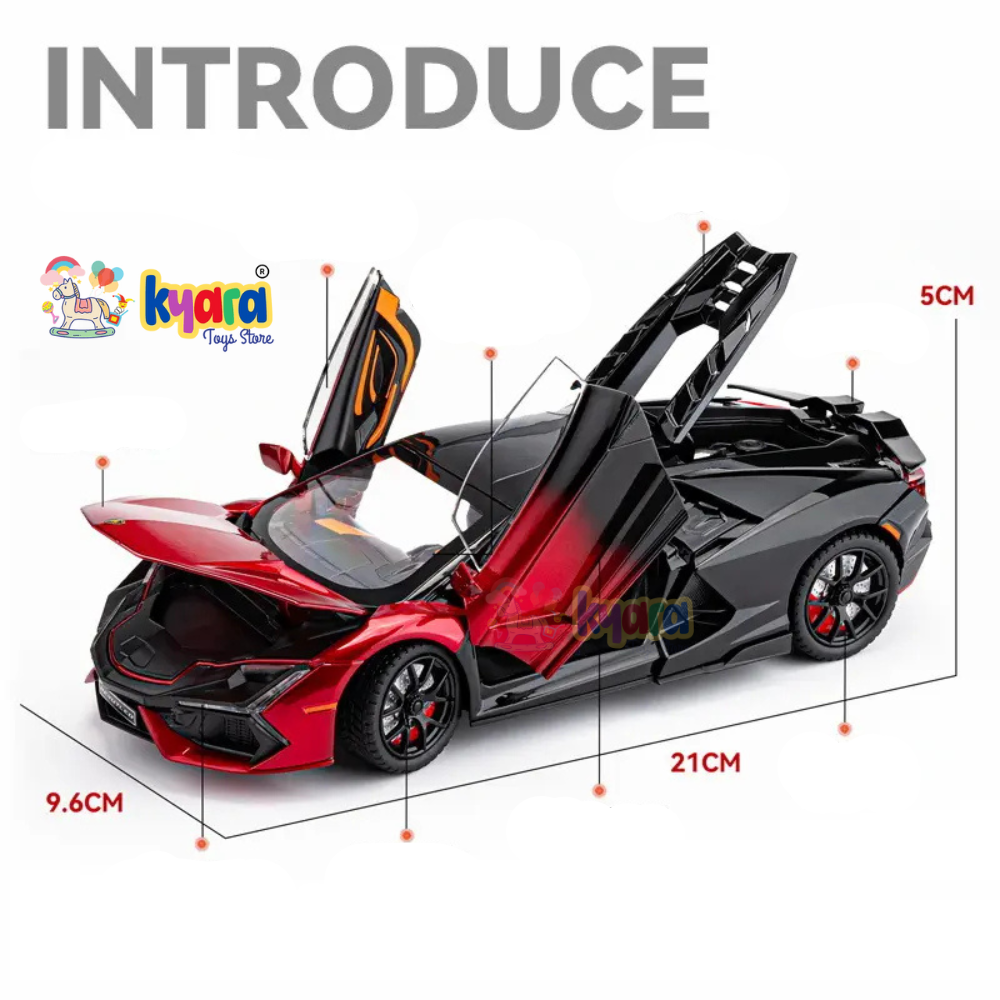Lamborghini Revuelto 1:24 Diecast Scale Model Car