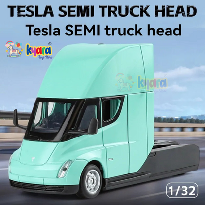 Tesla Semi Truck Head 1:24 Diecast Scale Model Car