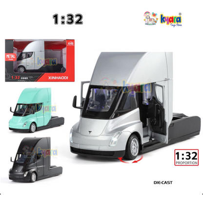 Tesla Semi Truck Head 1:24 Diecast Scale Model Car