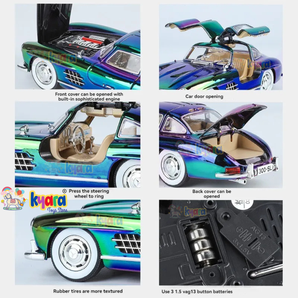 Mercedes-benz 300sl 1:24 Diecast Scale Model Car