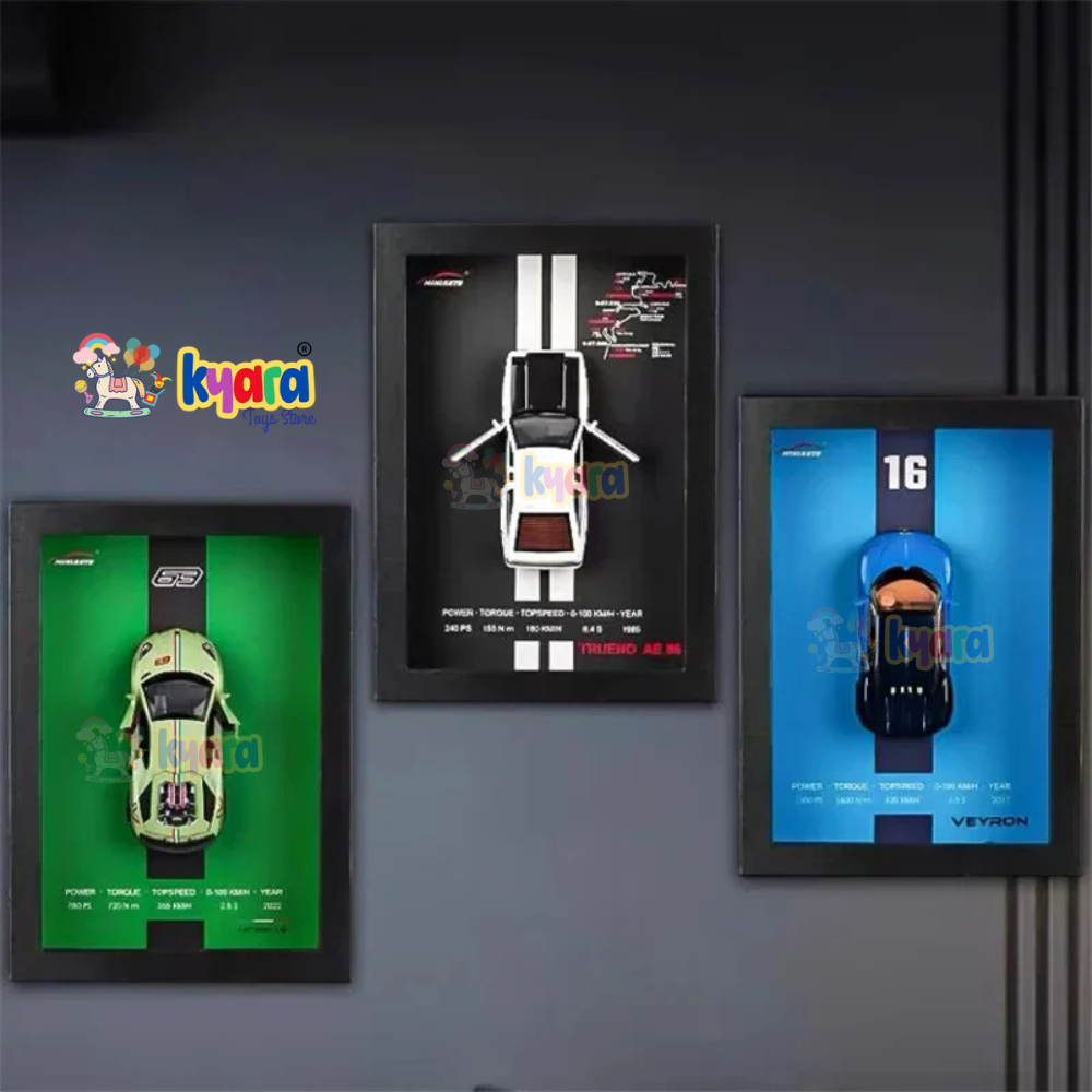 TOYOTA AE 86 3D Diecast Car Frame