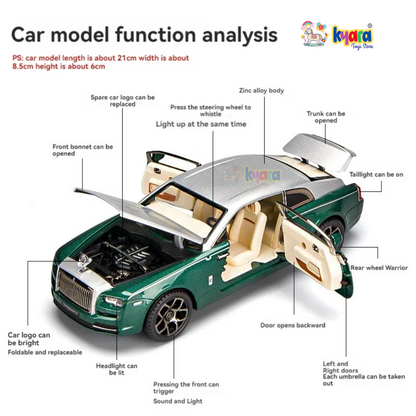 Rolls Royce Wraith 1:24 Diecast Scale Model Car
