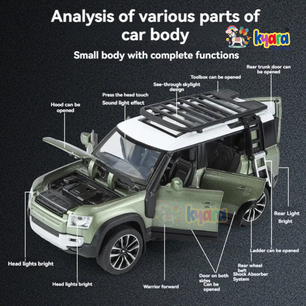 Land Rover Defender 110 1:24 Diecast Scale Model Car