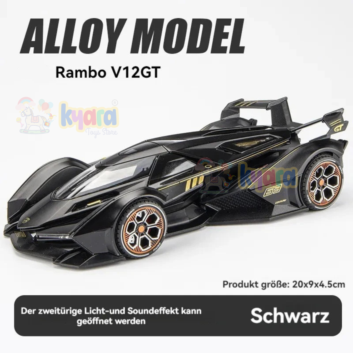 Lamborghini V12 1:24 Diecast Scale Model Car