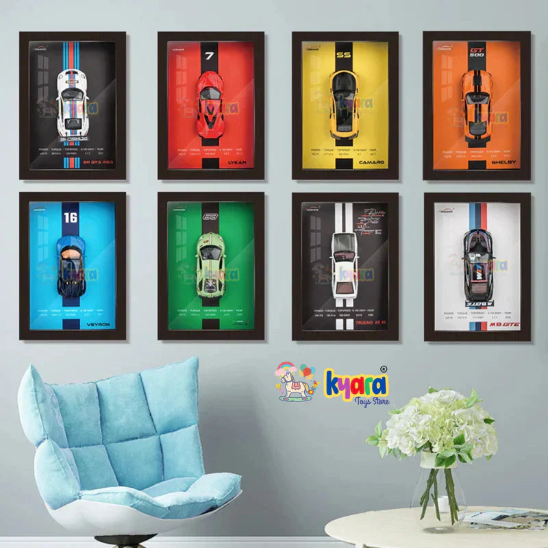 BUGATTI 3D Diecast Car Frame