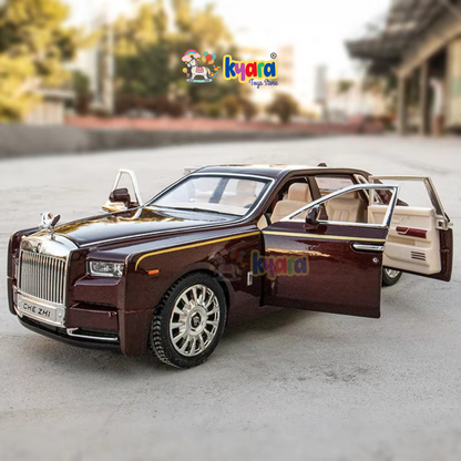 Rolls Royce Phantom Maroon 1:24 Diecast Scale Model Car