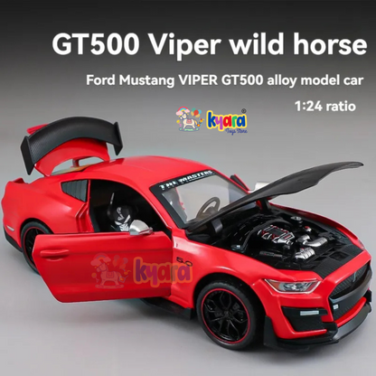 Ford Mustang Viper Gt500 1:24 Diecast Scale Model Car