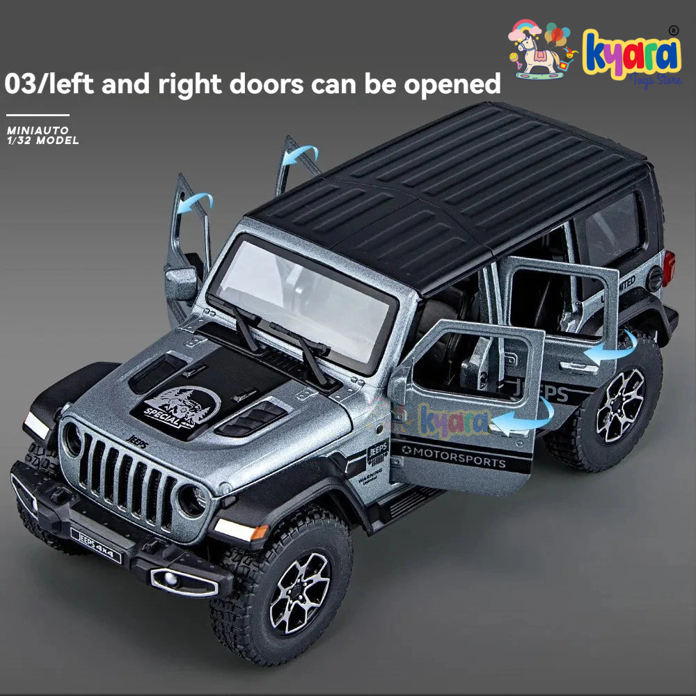 Jeep Wrangler Thar 1:24 Diecast Scale Model Car