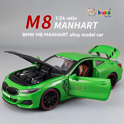 Bmw M8 Sports 1:24 Diecast Scale Model Car