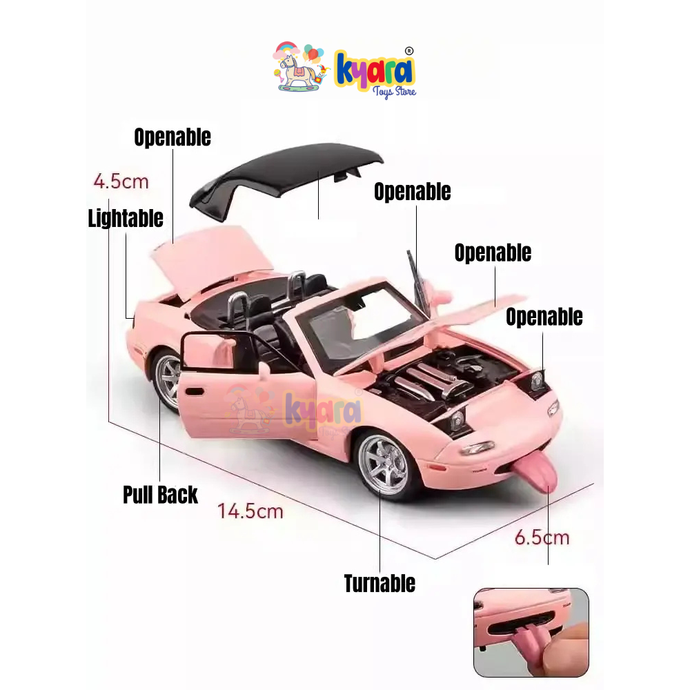 Mazda Mx-5 Miata 1:24 Diecast Scale Model Car
