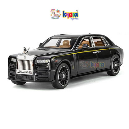 Rolls-royce Phantom White 1:24 Diecast Scale Model Car