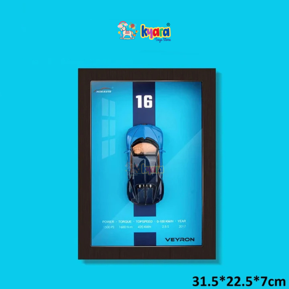 BUGATTI 3D Diecast Car Frame