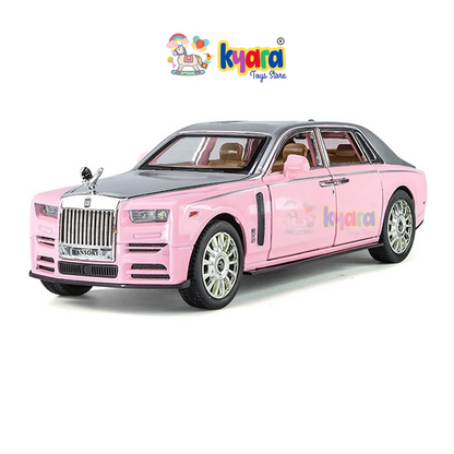 Rolls-royce Phantom White 1:24 Diecast Scale Model Car