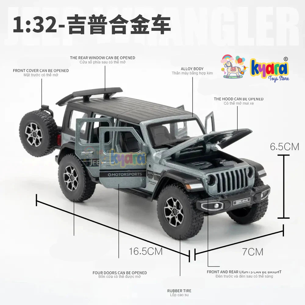 Jeep Wrangler Thar 1:24 Diecast Scale Model Car