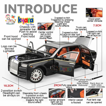 Rolls Royce Phantom 1:24 Diecast Scale Model  Car