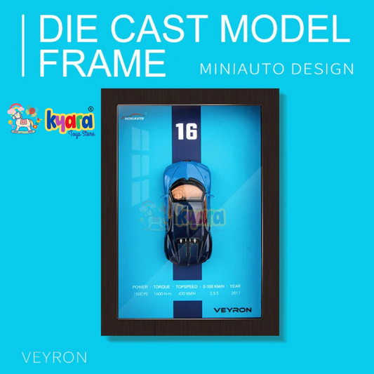 BUGATTI 3D Diecast Car Frame