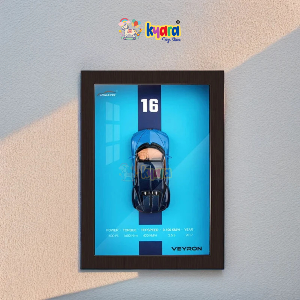 BUGATTI 3D Diecast Car Frame