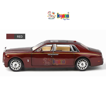 Rolls Royce Phantom Maroon 1:24 Diecast Scale Model Car