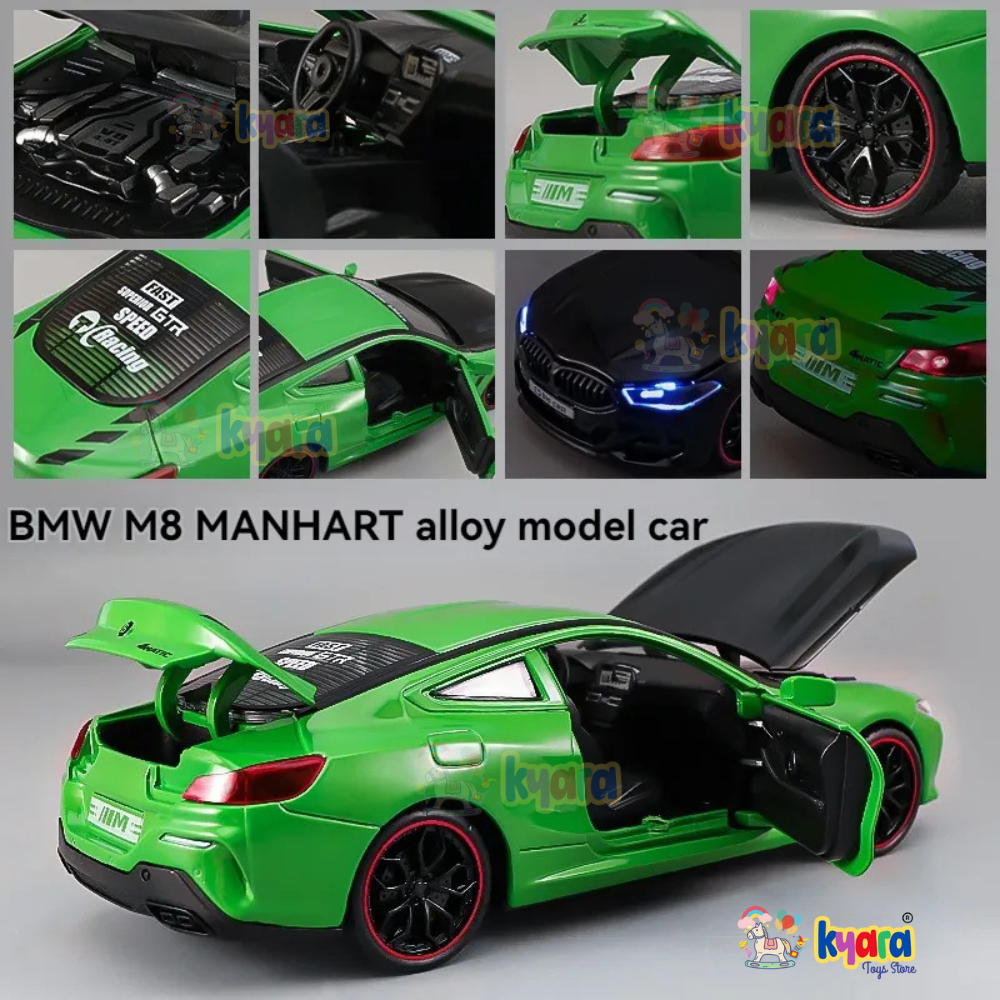 Bmw M8 Sports 1:24 Diecast Scale Model Car