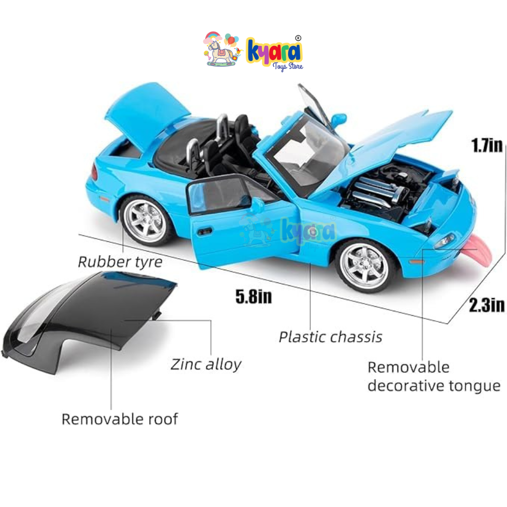 Mazda Mx-5 Miata 1:24 Diecast Scale Model Car