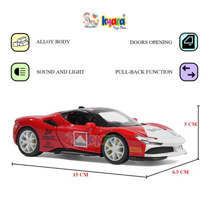 Ferrari SF90 Marlboro 1:24 Diecast Scale Model Car