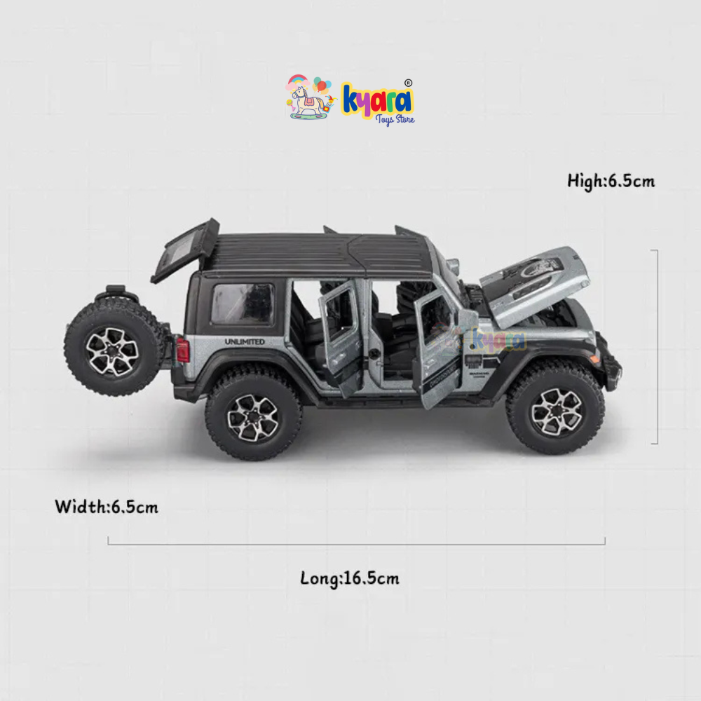 Jeep Wrangler Thar 1:24 Diecast Scale Model Car