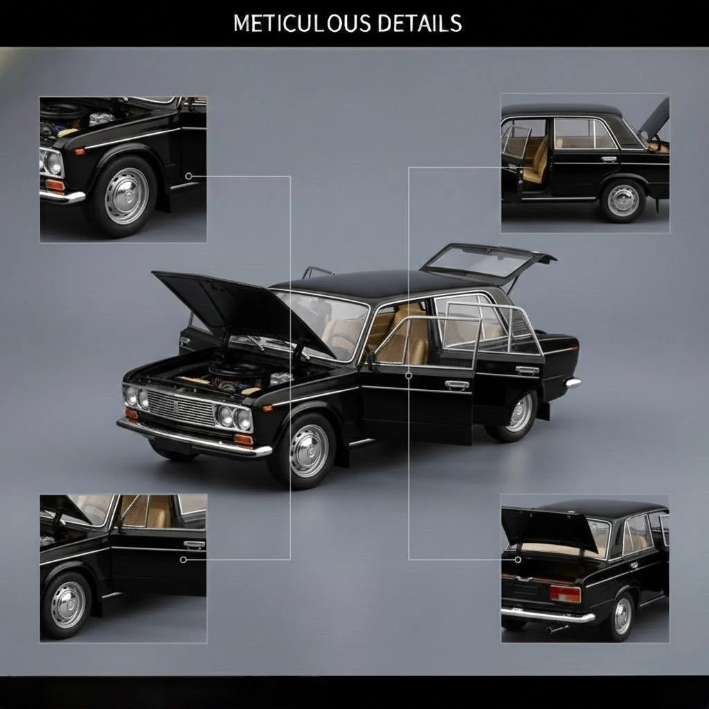 Lada 2106 Vintage Sedan Precision 1:24  Diecast Scale Model Car
