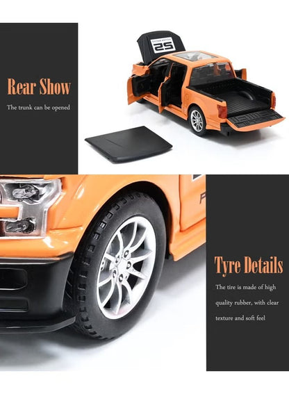 Ford F-150 Raptor pickup truck 1:24 Diecast Scale Model