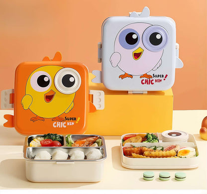Cute Elephant Eye Steel Lunch Box