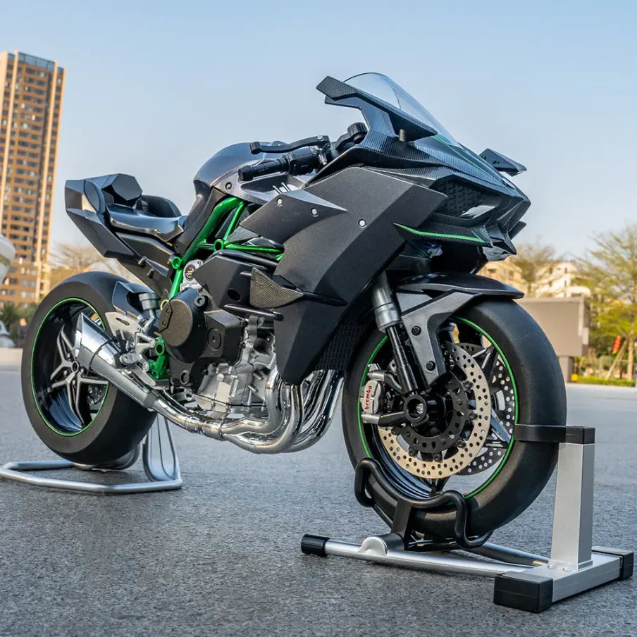 Kawasaki Ninja H2R Smoke 1:6 Diecast Alloy Model Bike